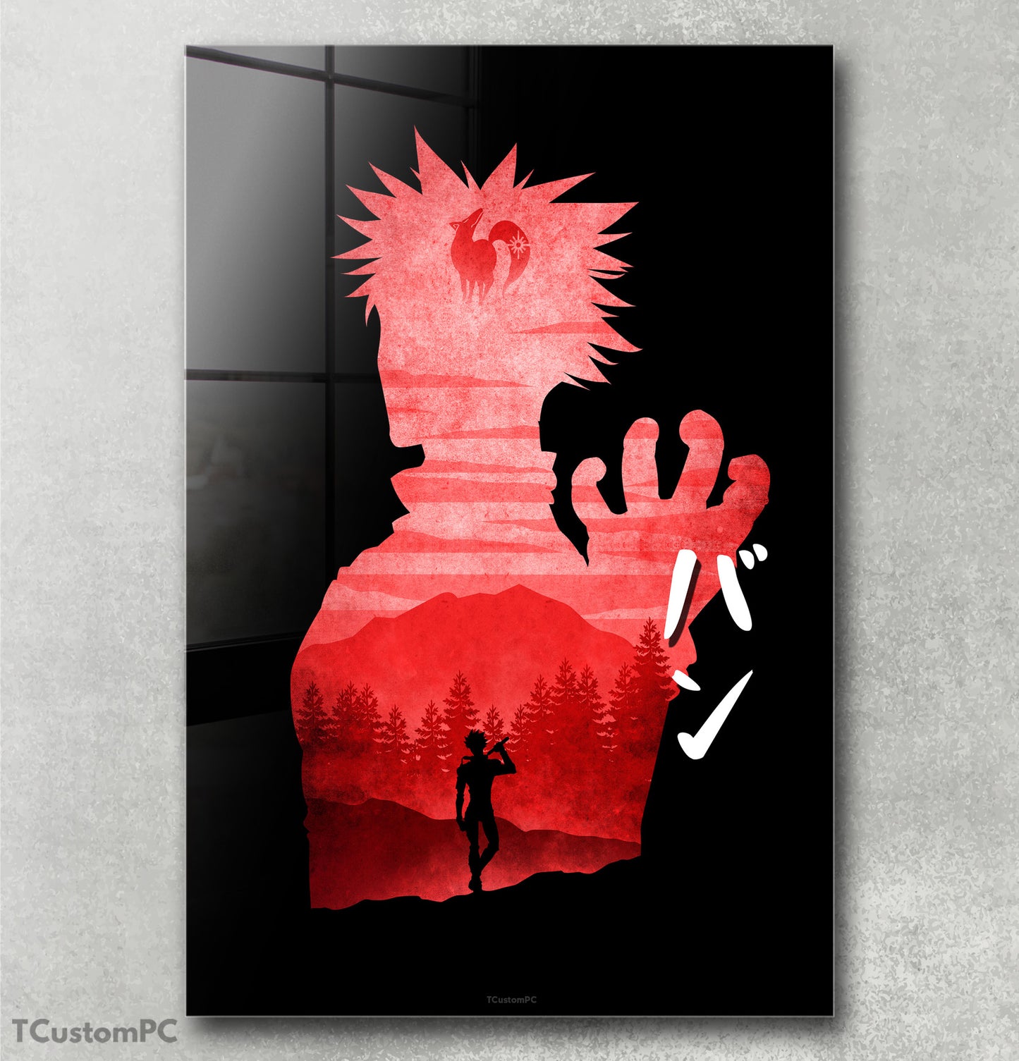 Ban Minimalist Silhouette painting