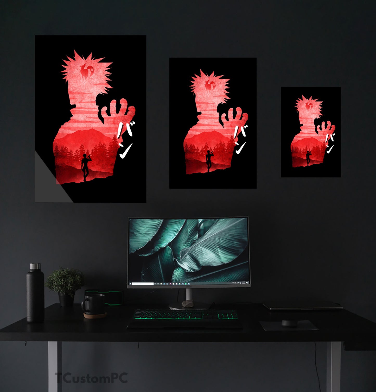 Ban Minimalist Silhouette painting