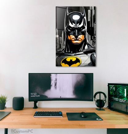 Bat-man painting