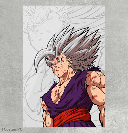 Beast Gohan painting - df