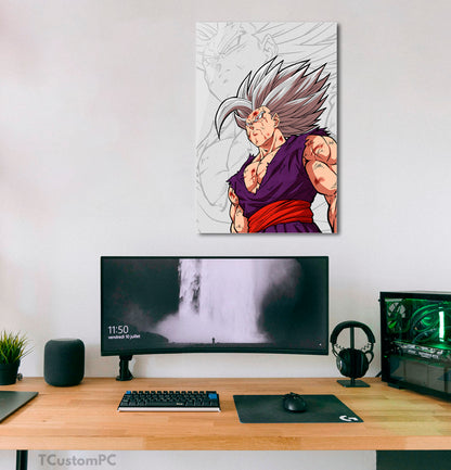 Beast Gohan painting - df