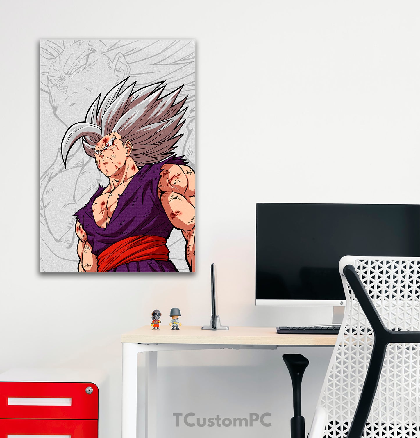 Beast Gohan painting - df