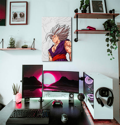 Beast Gohan painting - df