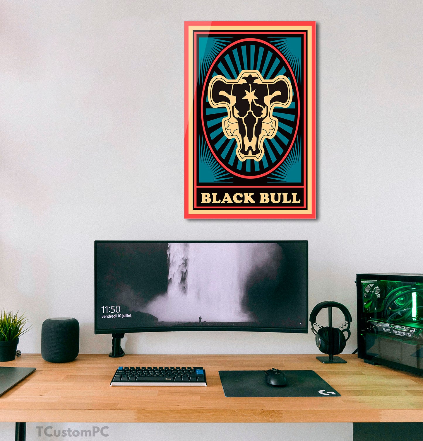 Pintura Trevo Negro - Black Bull 02