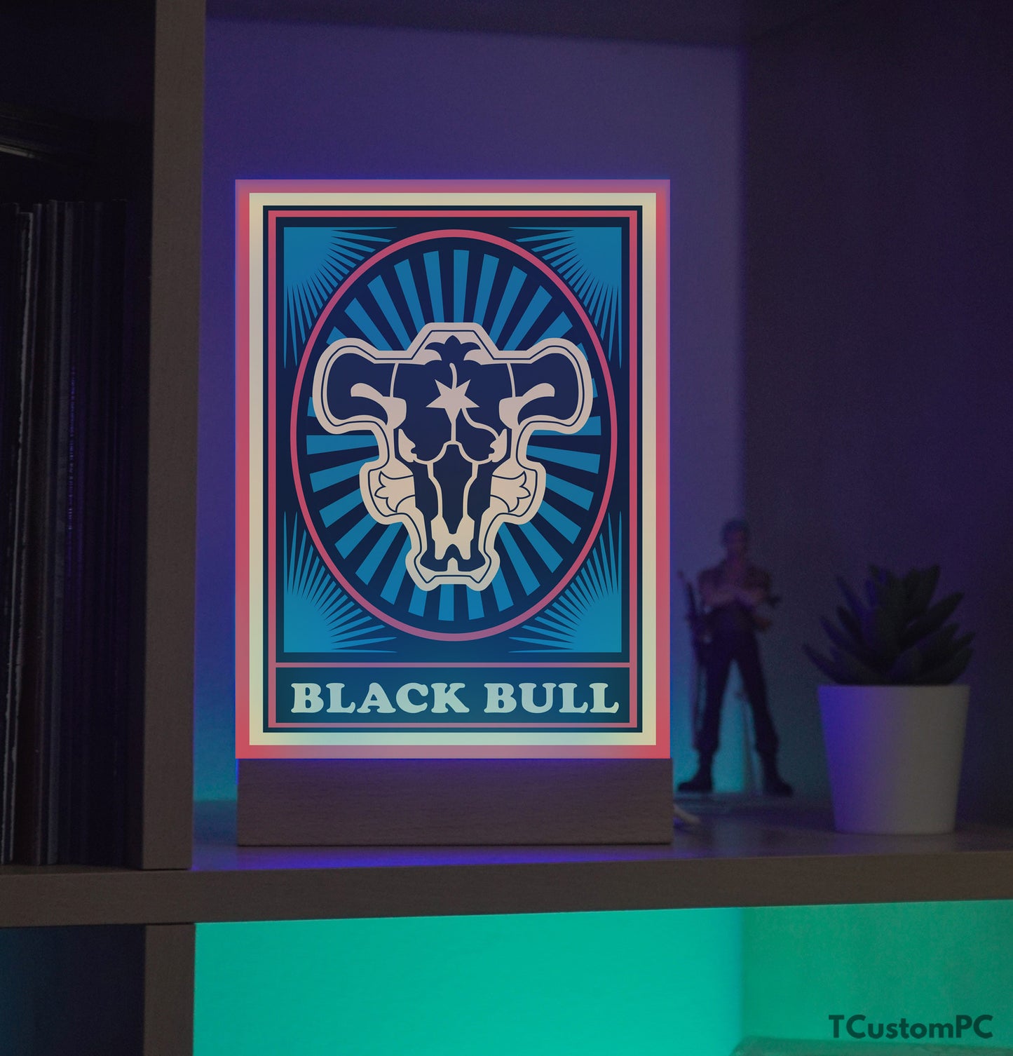 TC-Lamp Trevo preto - Black Bull