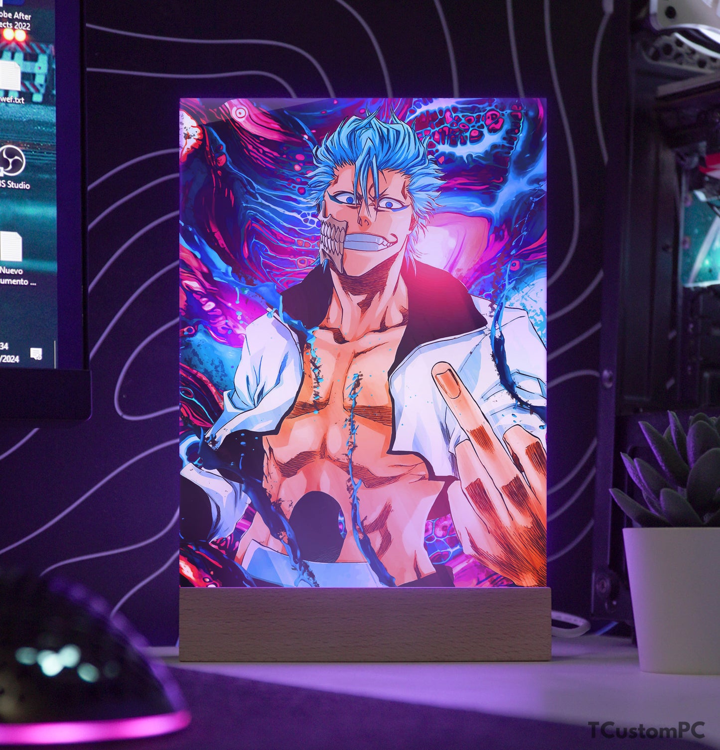 Vetor de dedo TC-Lamp Bleach Grimmjow