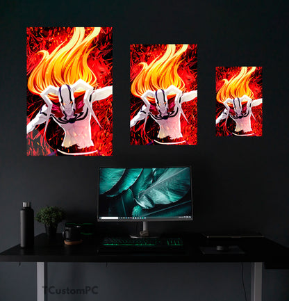 Cuadro Bleach Ichigo Vasto Lorde Fury Wallpape