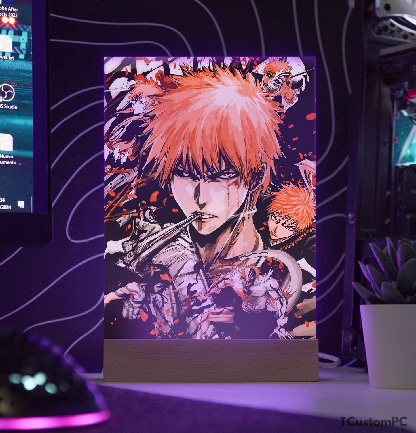 TC-Lamp Bleach Ichigo orange black vector