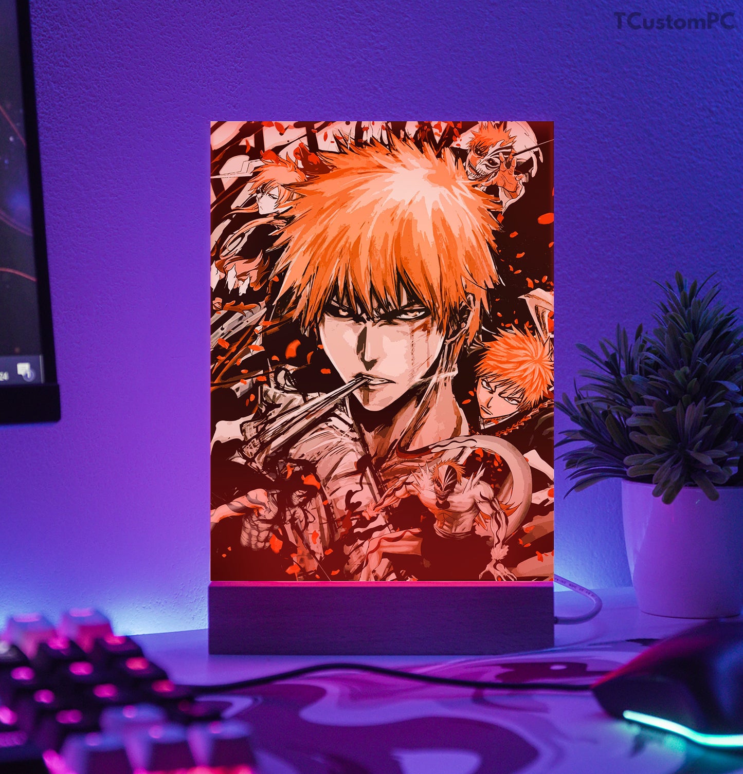 TC-Lamp Bleach Ichigo orange black vector