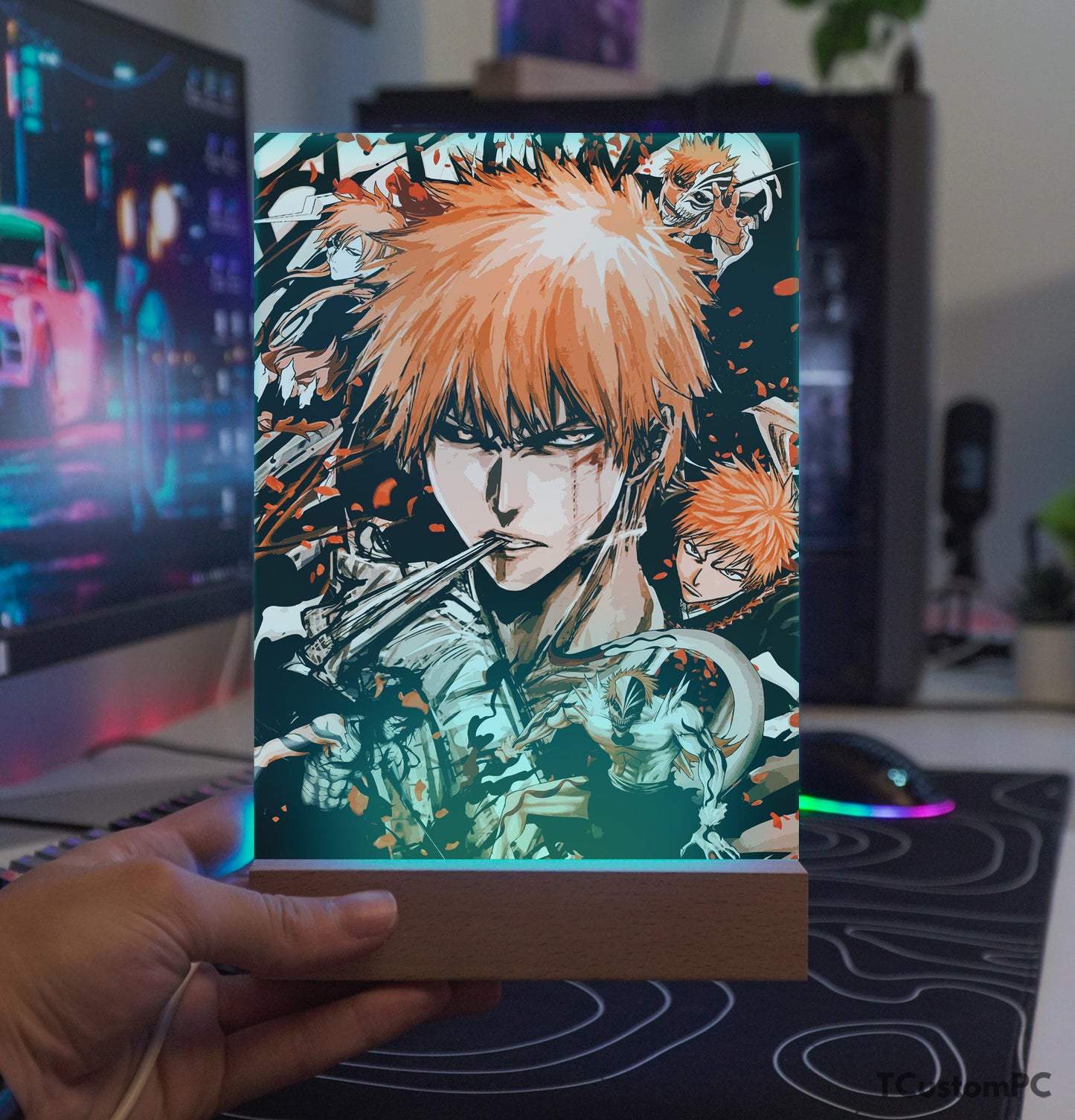 TC-Lamp Bleach Ichigo orange black vector