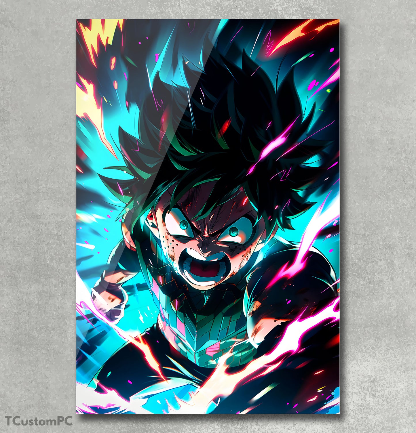 Boku No Hero Deku light painting