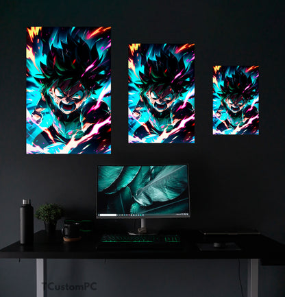 Boku No Hero Deku light painting