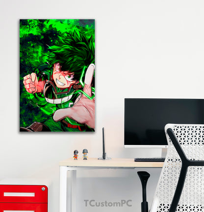 Pintura de Boku no Hero Deku