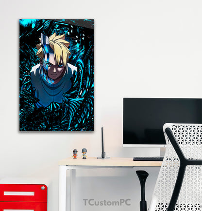 Pintura Fractal dos Demônios Boruto