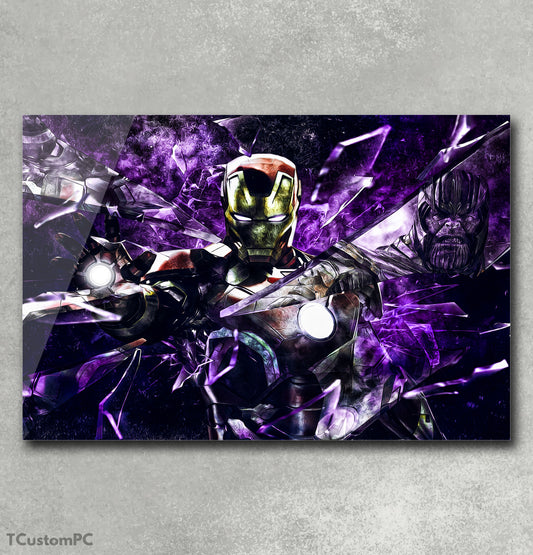 Iron Man Final Broken crystal painting 1
