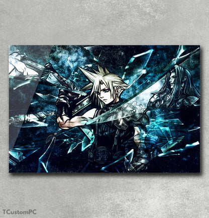 Pintura de Cloud Final Fantasy Cristal Quebrado 3