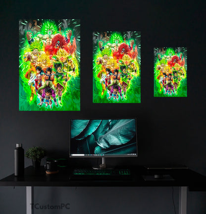 Broly All Forms painting