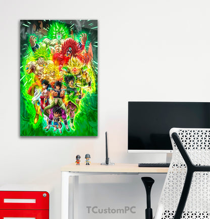 Broly All Forms painting