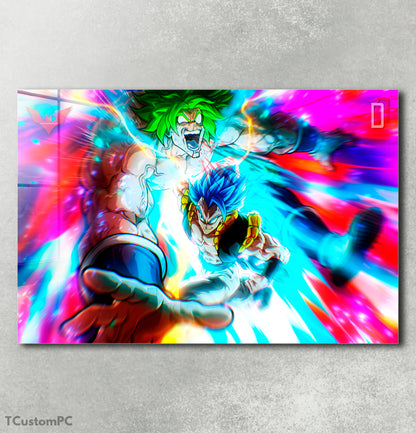 Wall Art Broly Vs Gogeta BatmanDrew_