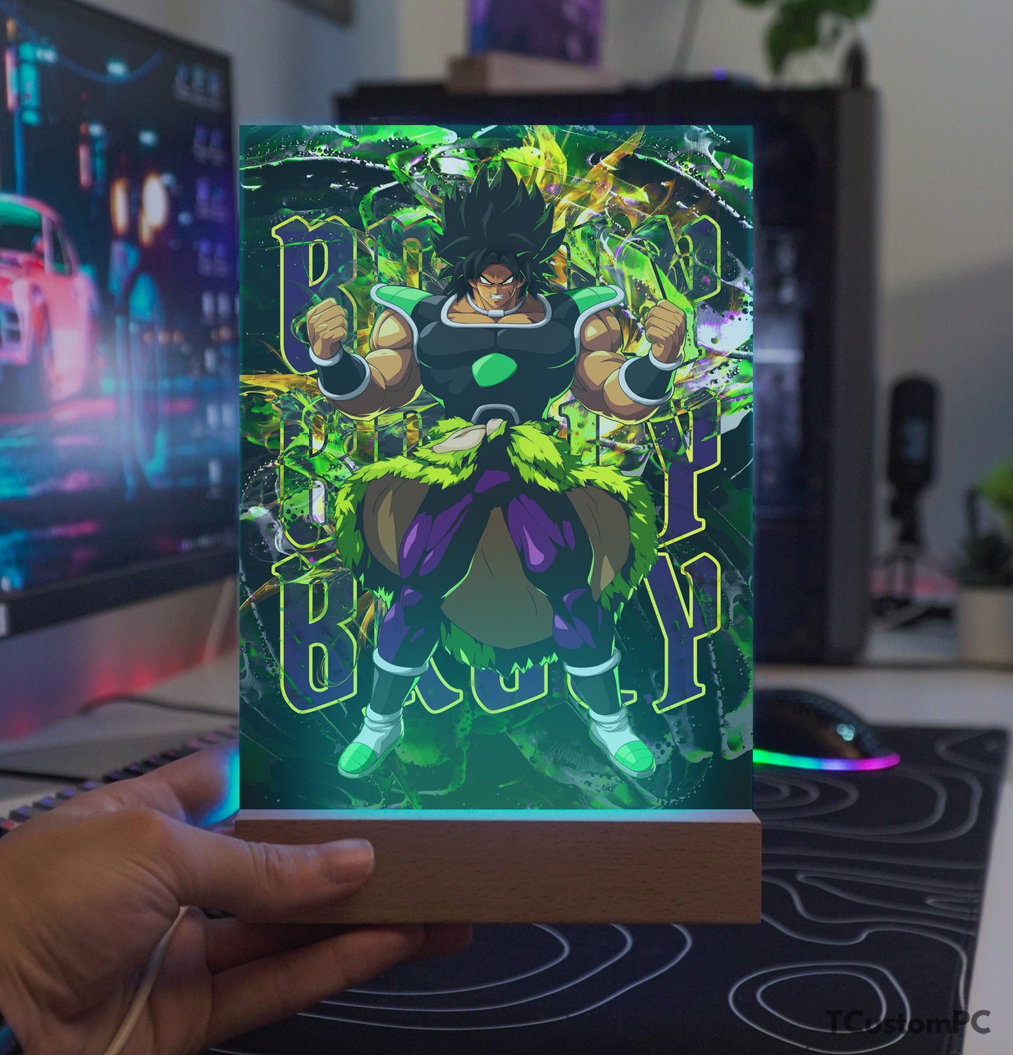 TC-Lamp Broly guerreiro lendário brutalismo