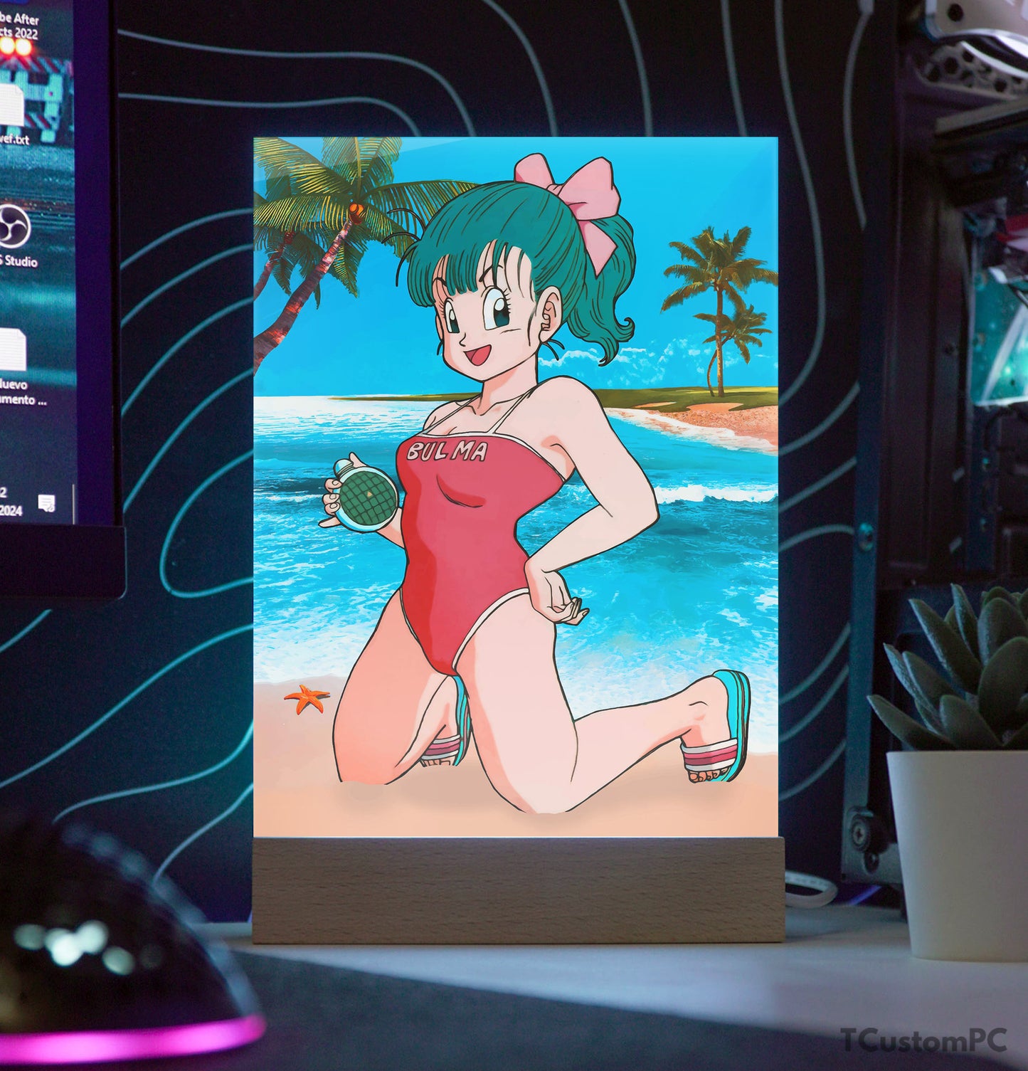 TC-Lamp Bulma beach vector