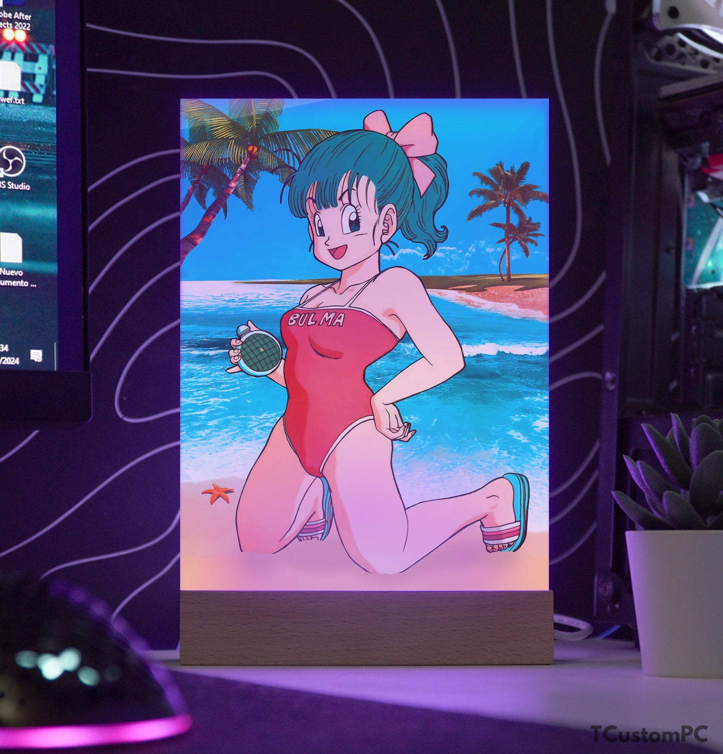 TC-Lamp Bulma beach vector