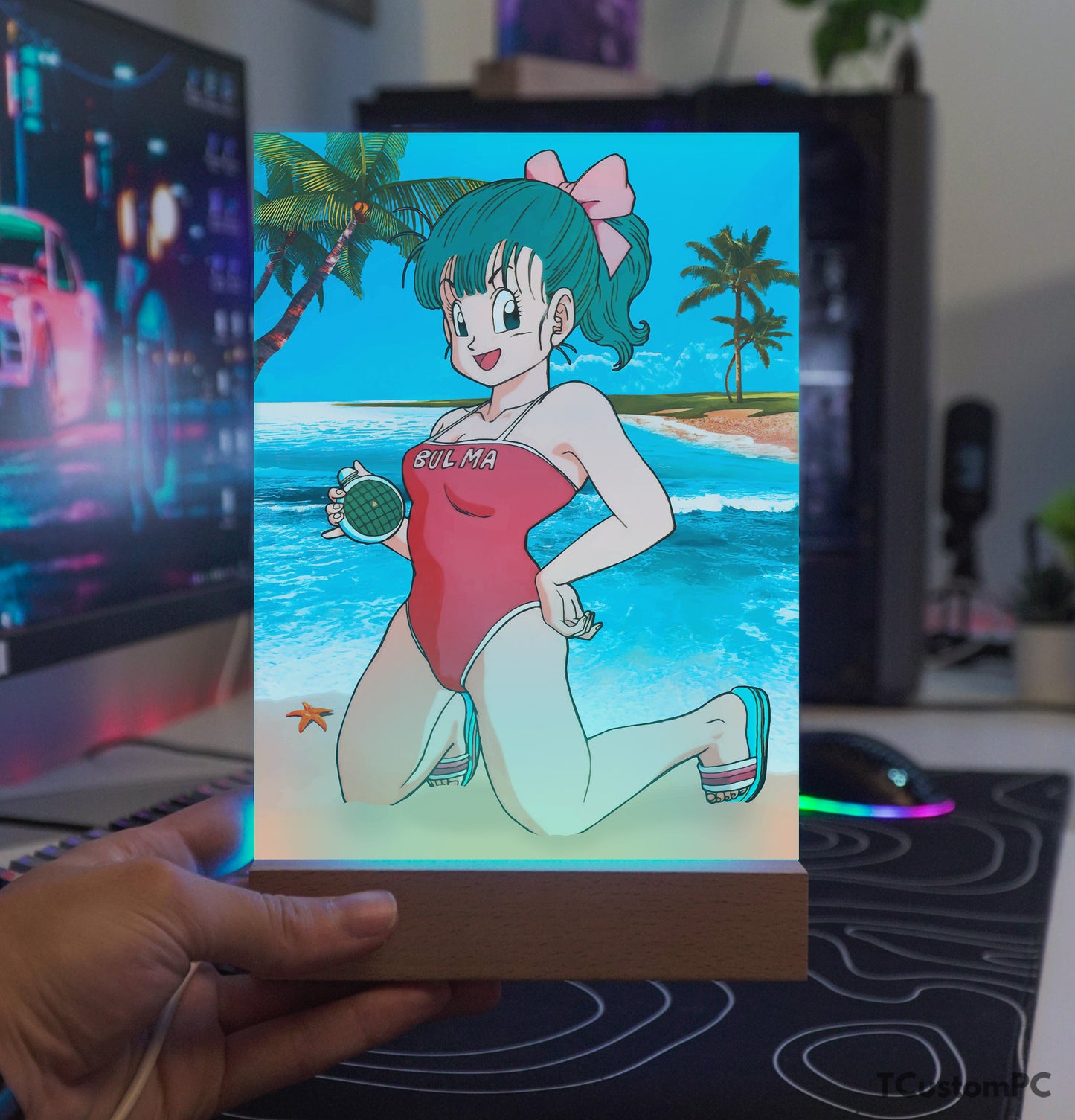 TC-Lamp Bulma praia vetorial