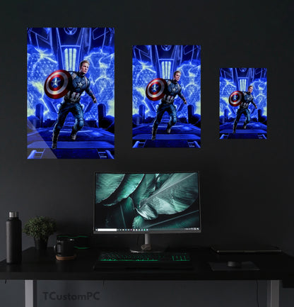 Captain America painting