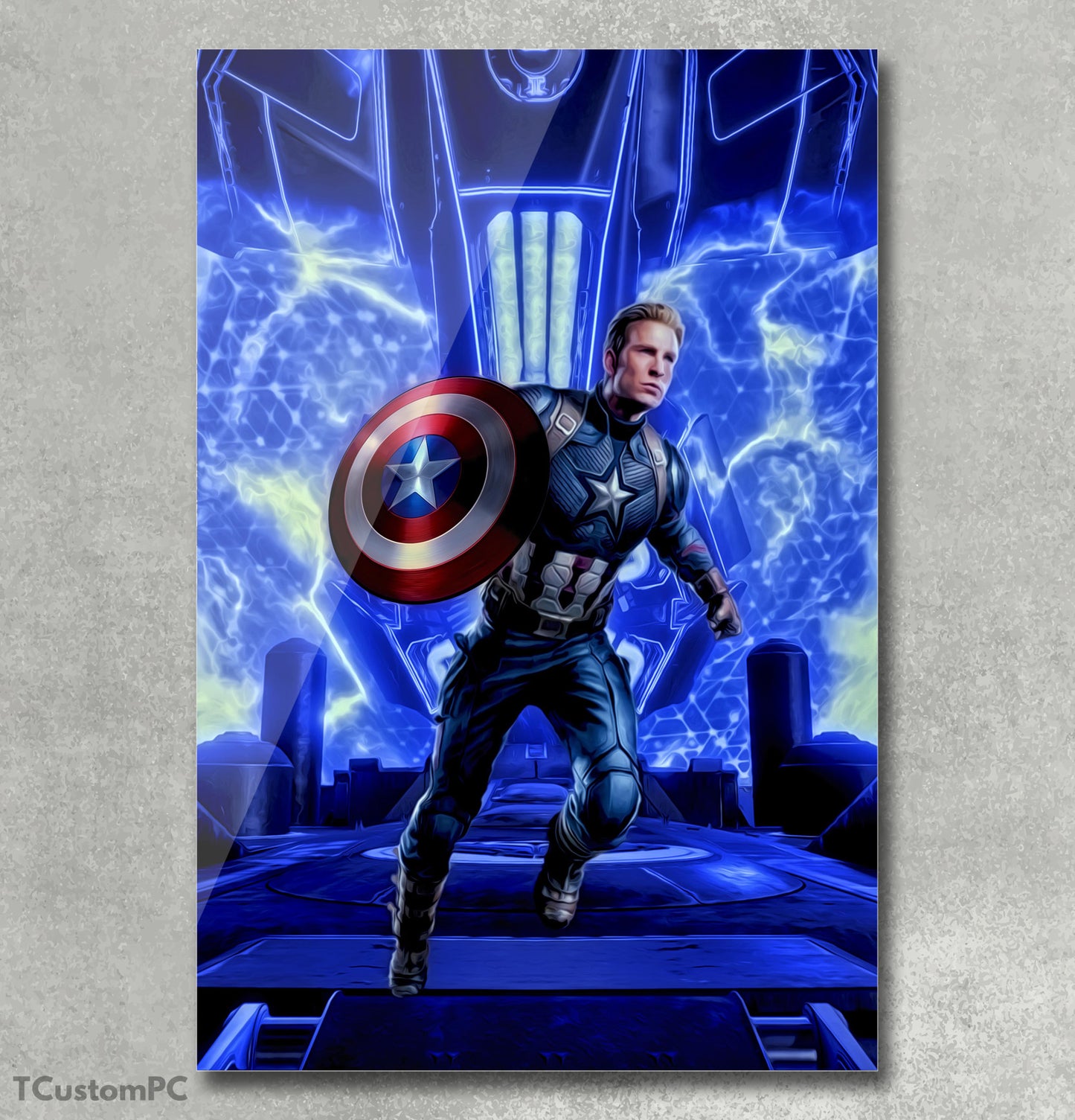 Captain America painting