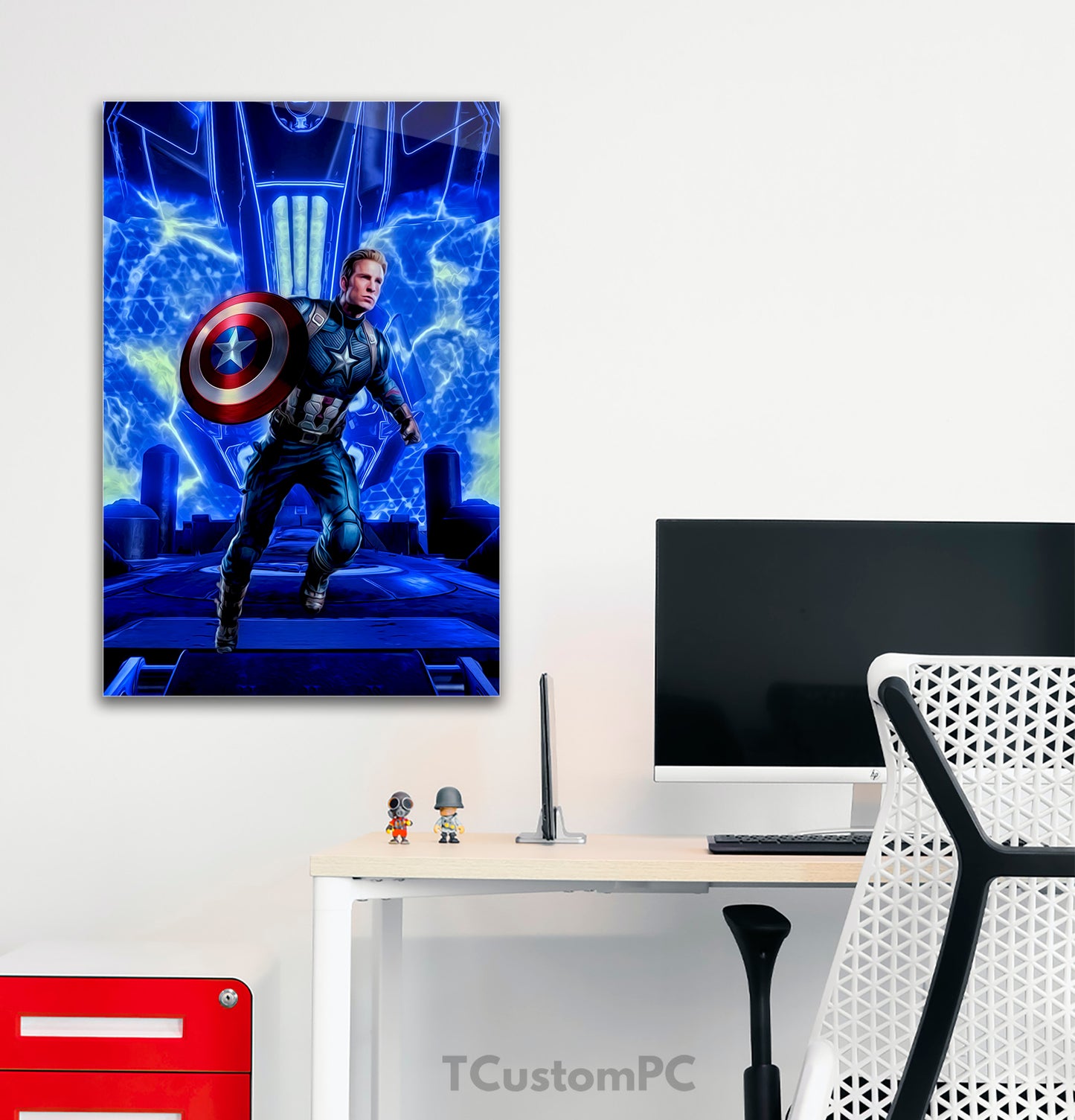 Captain America painting
