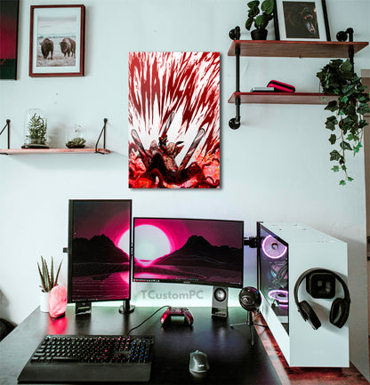 Chainsaw Man blood painting