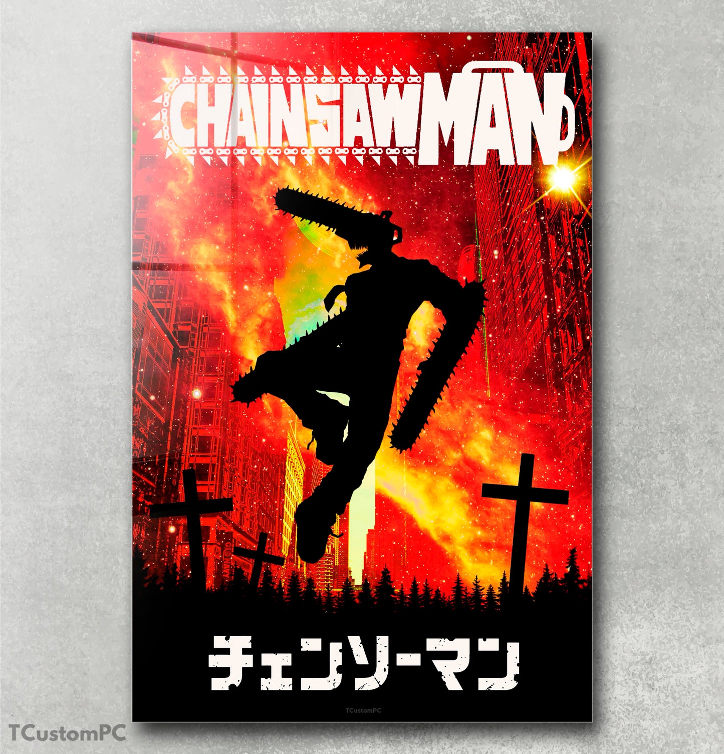 Chainsaw Man painting