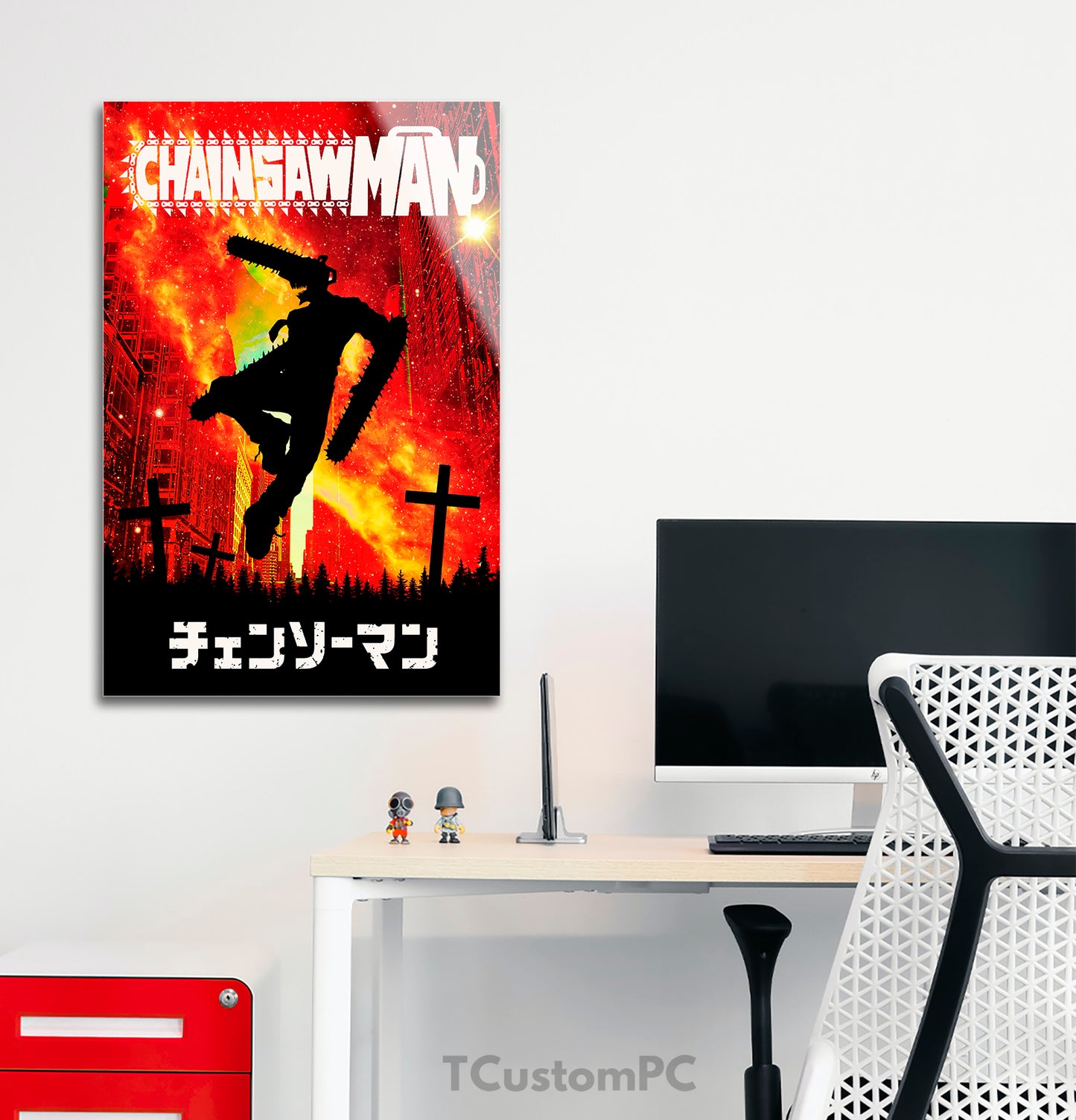 Chainsaw Man painting