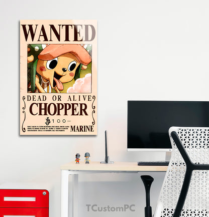 Cuadro Tony Tony Chopper Wanted bounty