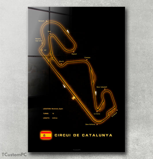Cuadro Circuit De Catalunya Circuit