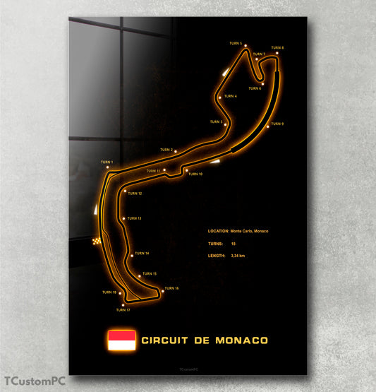 Cuadro Circuit De Monaco Circuit