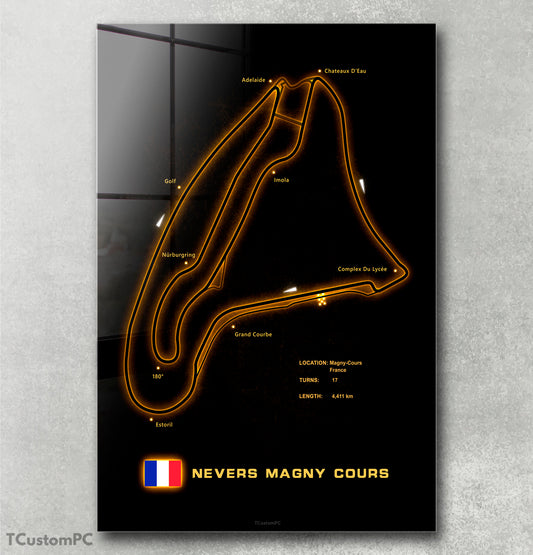 Cuadro Circuit Magny Cours Circuit