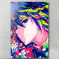 Cuadro Colorful cristal Giyu Tomioka