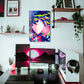 Cuadro Colorful cristal Giyu Tomioka