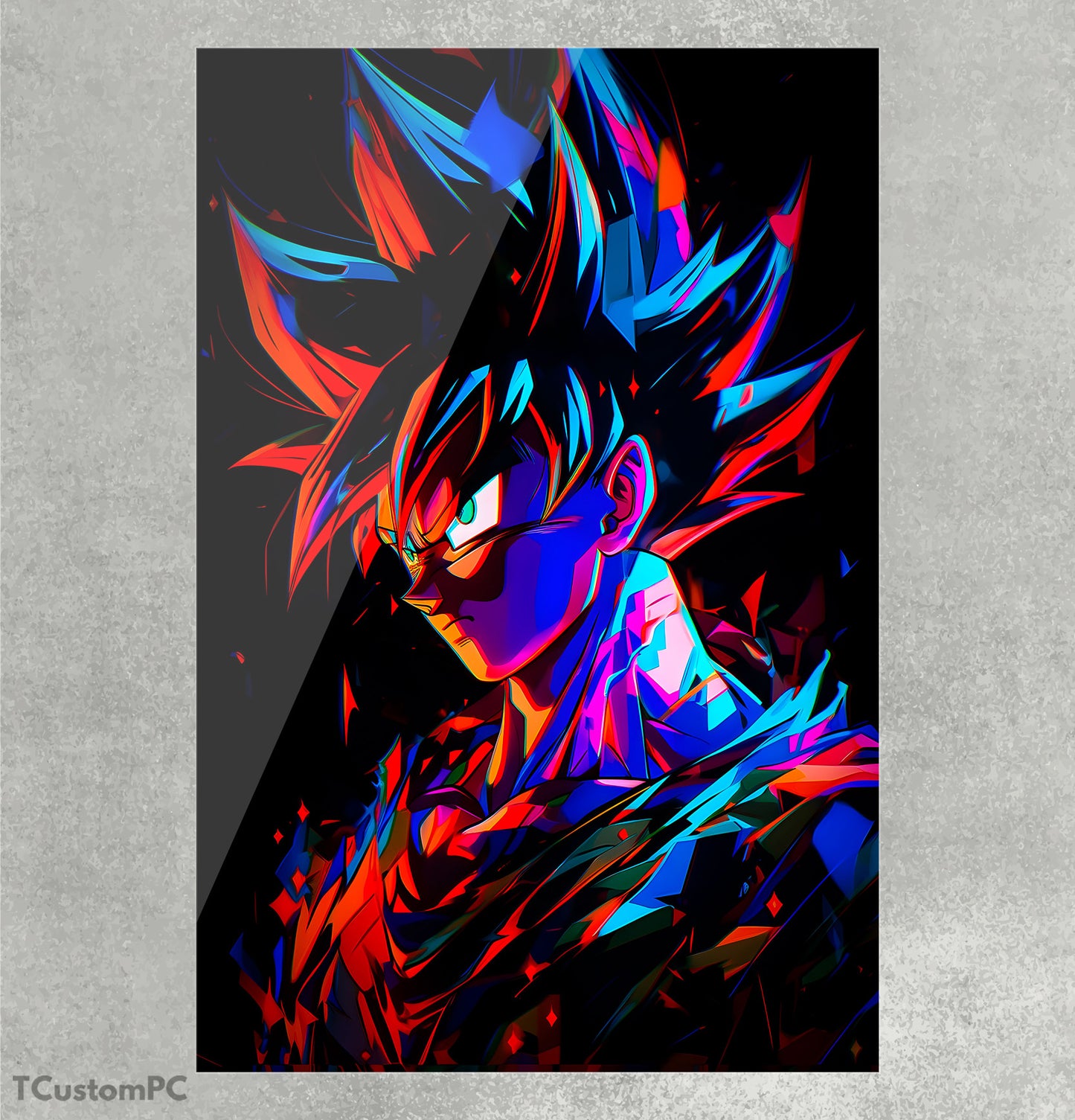 Wall Art Colorfull SonGoku_1