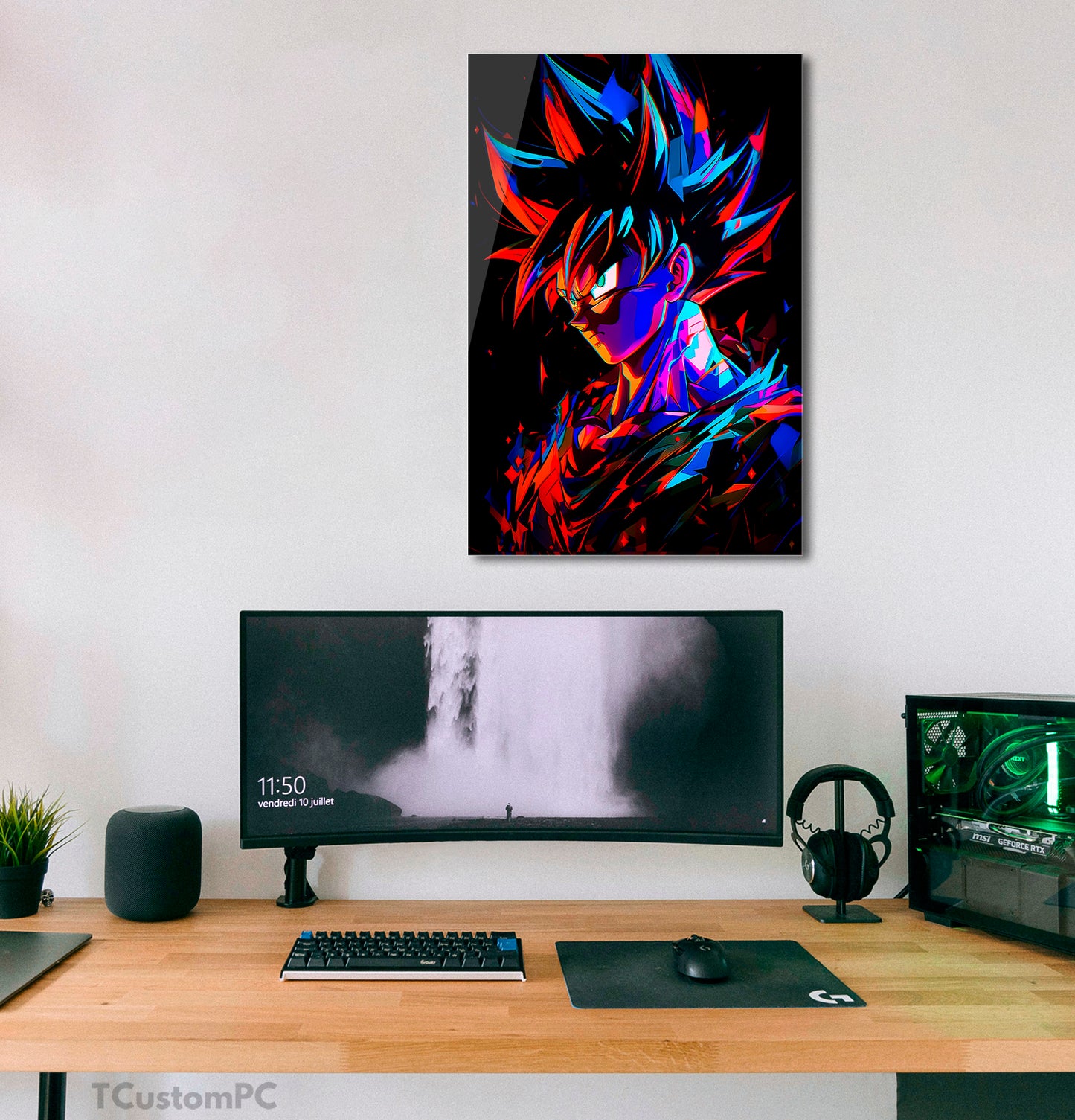 Wall Art Colorfull SonGoku_1