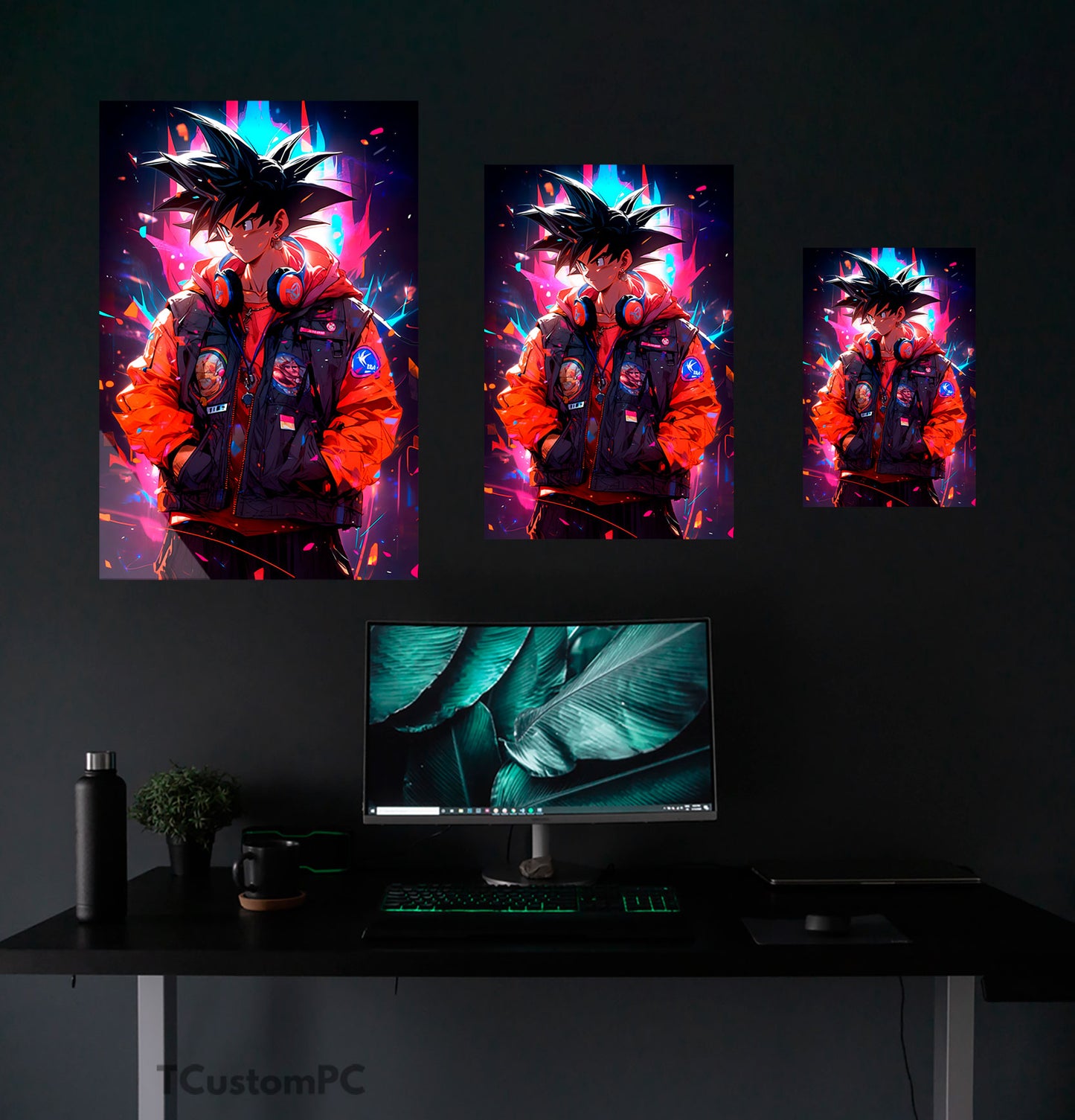 Pintura fixe do Goku