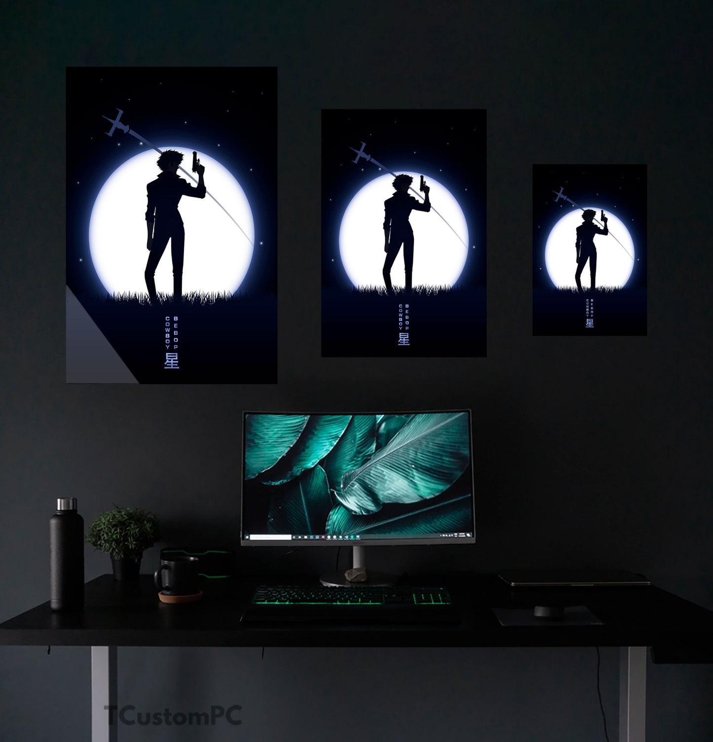 Pintura Moon Cowboy bebop