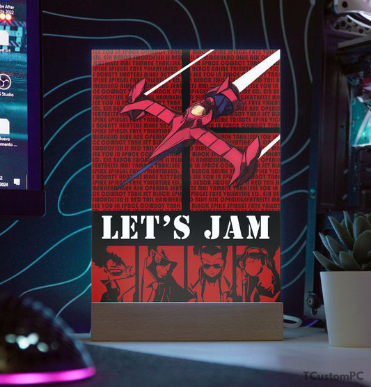 TC-Lamp Cowboy bebop permite jam vetor