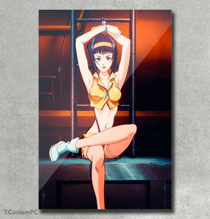 Cowboy Bebop Faye Valantine painting