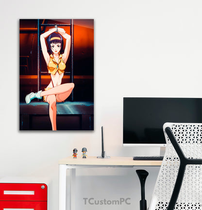 Cowboy Bebop Faye Valantine painting