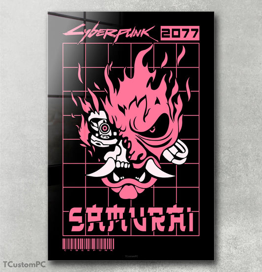 Cuadro Cyberpunk Samurai, Street style