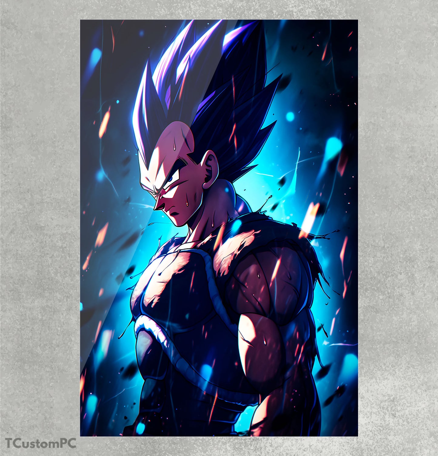 Pintura DBZ_Dragonball_Vegeta_1