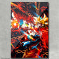 Dragon Ball Ultimate kakarot super saiyan vector painting