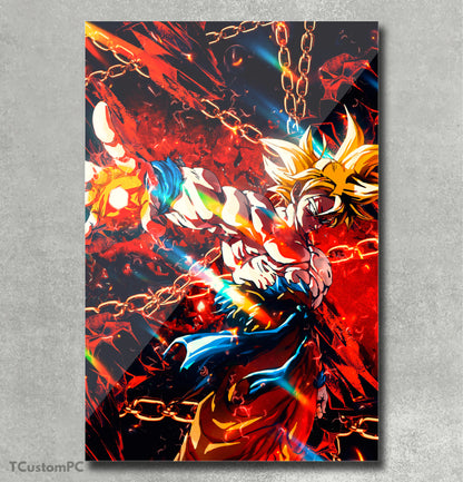 Pintura vetorial Dragon Ball Ultimate kakarot super saiyan